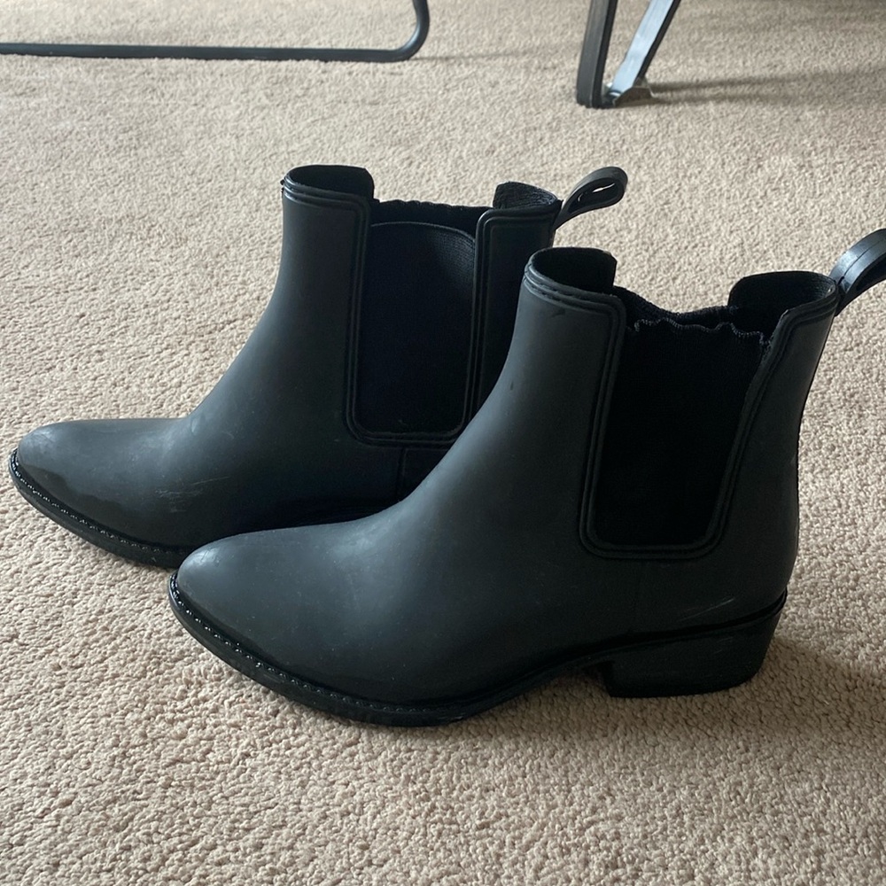 Jeffery Campbell black Chelsea boots